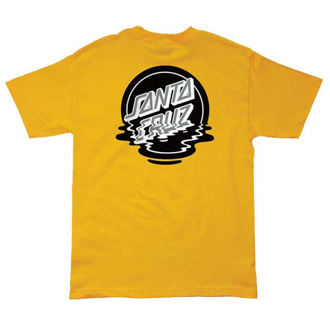 Santa Cruz Dot Relfection S/S Regular T-shirt - Gold Back