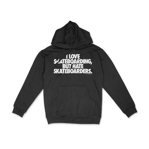 Skate Mental Hate Hoodie - Black