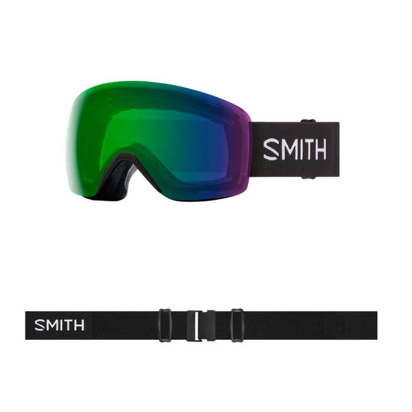 Smith 22/23 Skyline Goggles - Black/ChromaPop Everyday Green Mirror