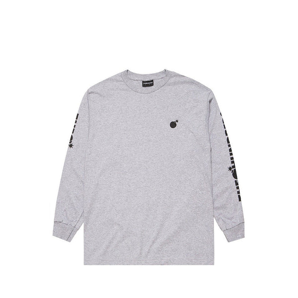 The Hundreds Forever Solid Bomb Crest L/S Tee - Heather
