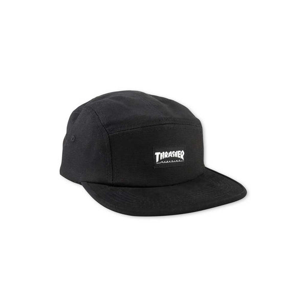 Thrasher 5 Panel Cap - Black