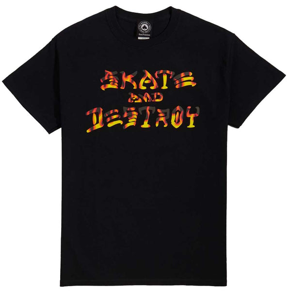 Thrasher Skate and Destroy BBQ SS T-shirt - Black