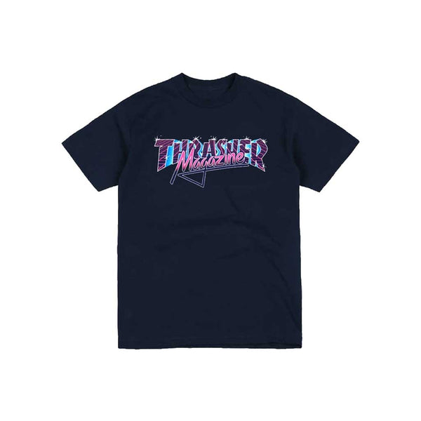Thrasher Vice Logo S/S Tee - Navy