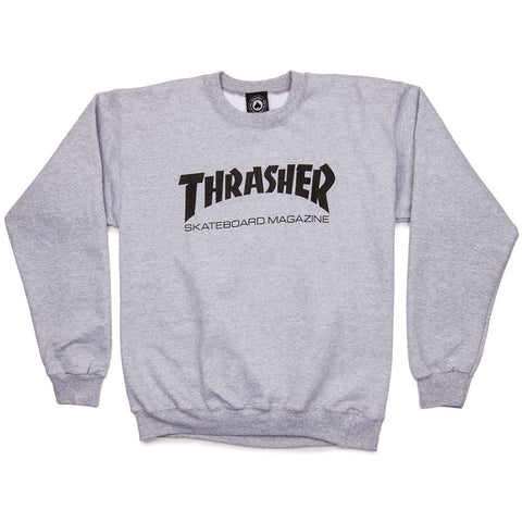 Thrasher Skate Mag Crewneck - Grey