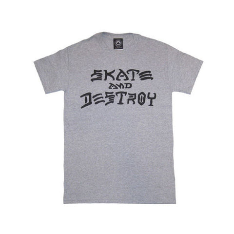 Thrasher Skate and Destroy Tee - Heather