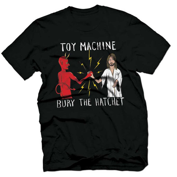 Toy Machine Bury The Hatchet II Tee - Black Front