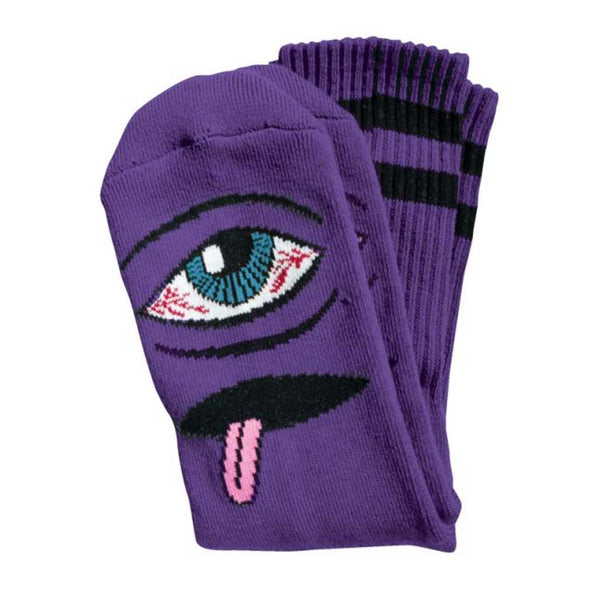 Toy Machine Bloodshot Eye Sock - Purple