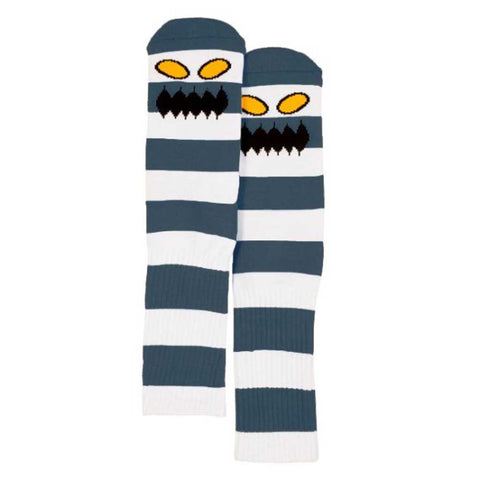 Toy Machine Monster Big Stripe Sock - Concrete