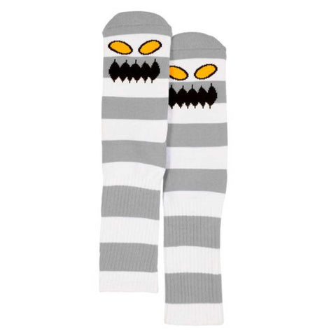 Toy Machine Monster Big Stripe Sock - Grey