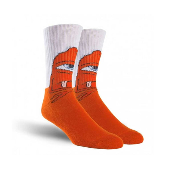 Toy Machine Bored Sect Crew Socks - White Front