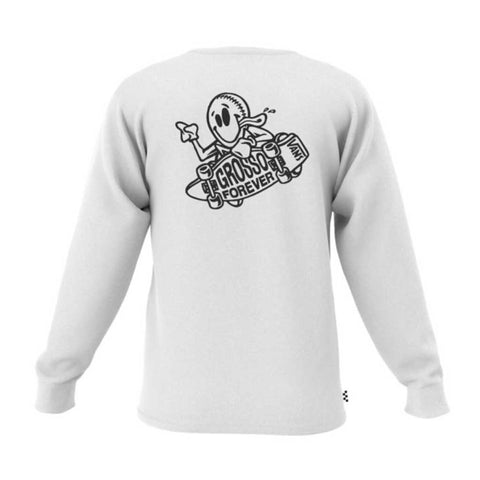 Vans Grosso Skate L/S Tee - White BAck