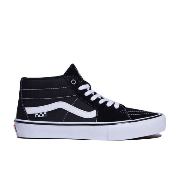 Vans Skate Grosso Mid - Emo Leather - Black/White
