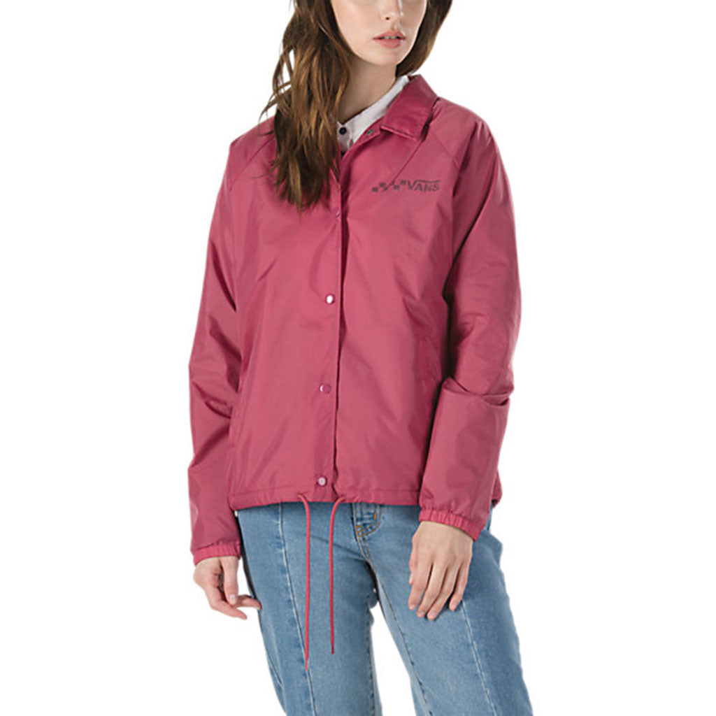 Vans Women's Thanks Coach Jacket Dry Rose