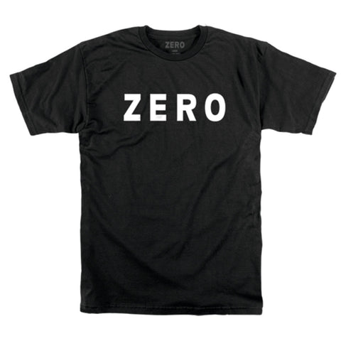 Zero Army T-shirt - Black Front