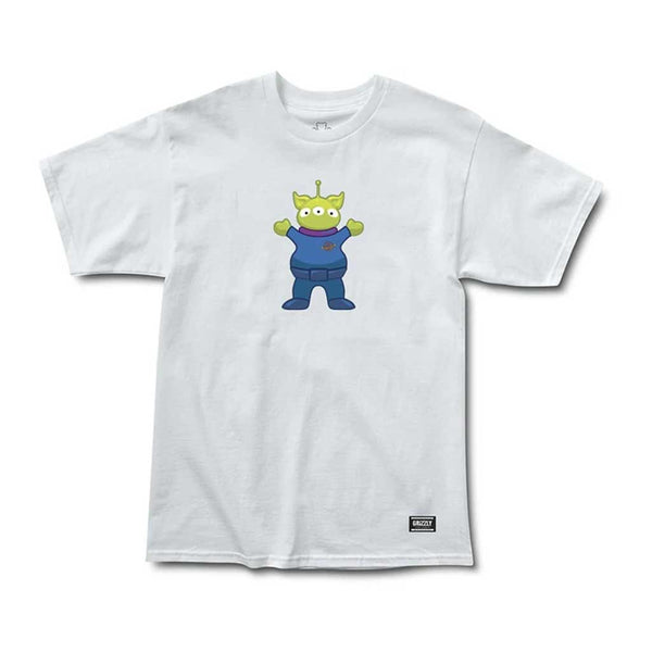 Grizzly Alien Life Form SS Tee - White