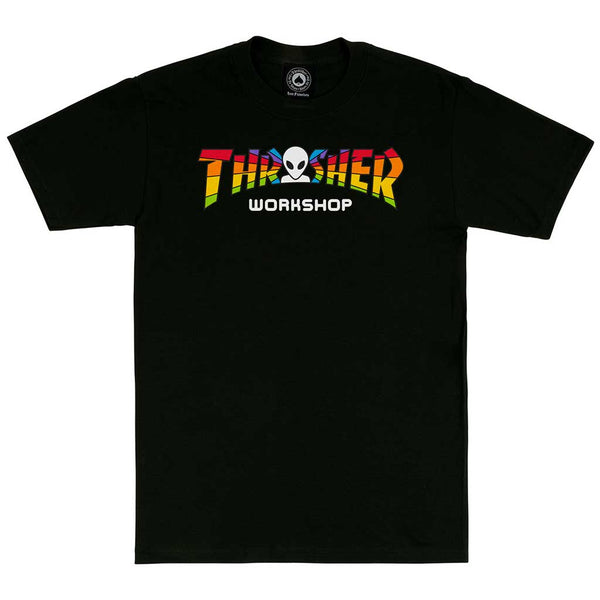 Thrasher x Alien Workshop Spectrum T-shirt - Black
