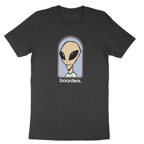 Boarders x Alien Work Shop Believe T-shirt - Black