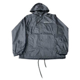 Boarders The Cast Coaches Jacket with Nylon Hoodie - Black Front