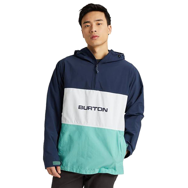 Burton Antiup Anorak Jacket - Dress Blue / Buoy Blue | Boarders Burton Antiup Anorak Jacket - Dress Blue / Buoy Blue | Boarders