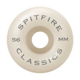 Spitfire Classic 56mm Wheels - White/Blue back