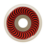 Spitfire Classic 60mm Wheels - White/Red front