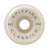 Spitfire Classic 60mm Wheels - White/Red back