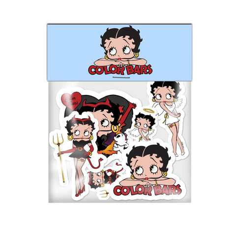 Color Bars x Betty Boop Sticker Pack