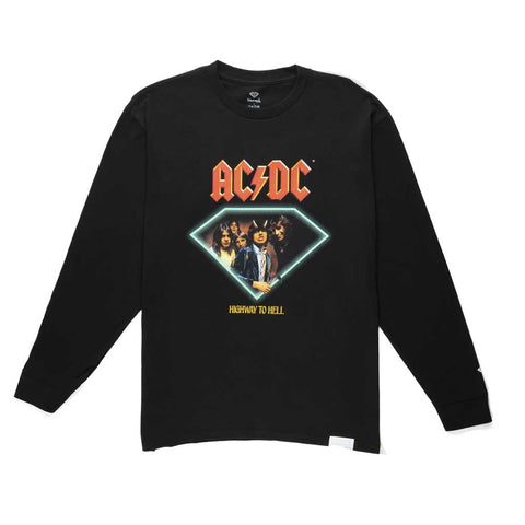 Diamond x AC/DC Highway to Hell L/S Tee - Black Front
