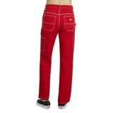 Dickies Women's Carpenter Pants - Red back