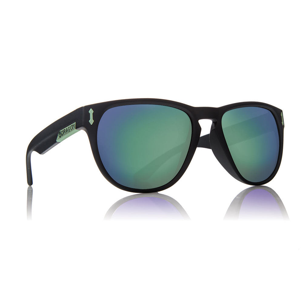 Dragon Marquis H2O Floatable Polarized Sunglasses - Matte Black/Green Iron  – Boarders
