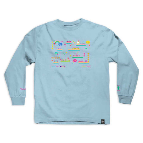 Girl x Sanrio Kawaii Arcade Level Up L/S Tee - Powder Blue