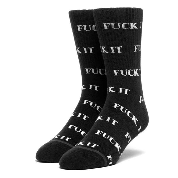 HUF Fuck it Socks - Black