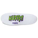 HUF x Hulk Radiate Crew Sock - White