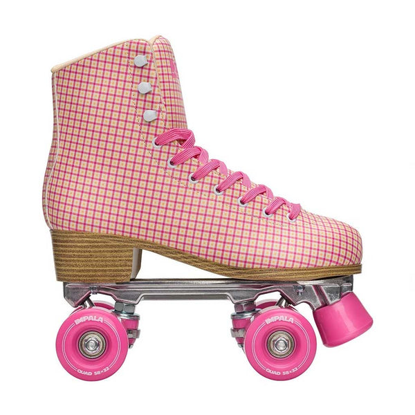 Impala Quad Skate - Pink Tartan Side