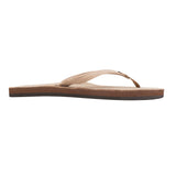 Rainbow Women's Single Layer Premier Leather Narrow Strap with Arch Support  - Sierra Brown outer side
