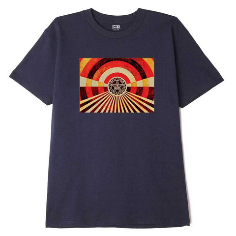 Obey Tunnel Vision Tee - Navy
