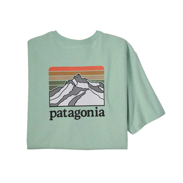 Patagonia P-6 Line Logo Ridge Pocket Tee - TEAG