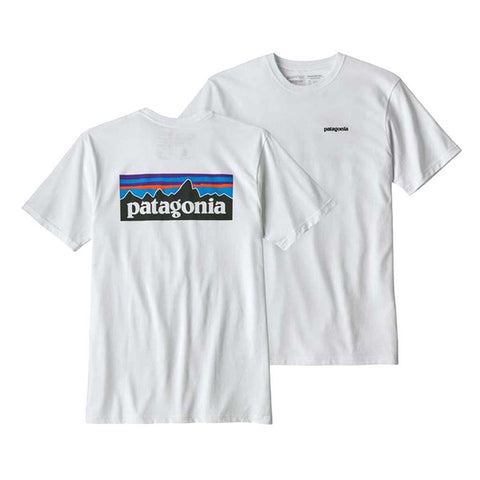Patagonia P-6 Logo Responsibli Tee - WHI