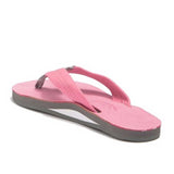 Rainbow Women's Premier Leather Wide Strap Single Layer Arch - Pink/Grey back