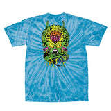 Slime Ball Freak Invader S/S T-shirt - Aqua Back