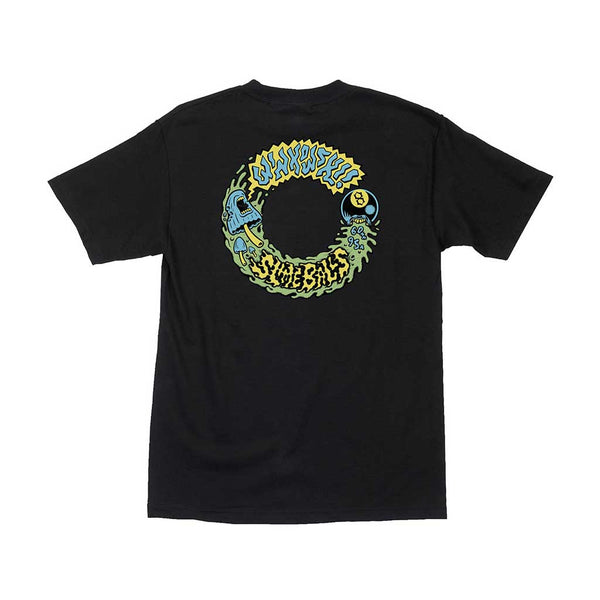 Slime Ball Winkowski Vomits S/S T-shirt - Black