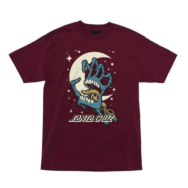 Santa Cruz Cosmic Bone S/S Tee - Burgundy