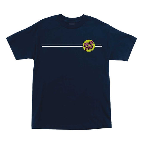 Santa Cruz Other Dot S/S T-shirt - New Navy with Hazard