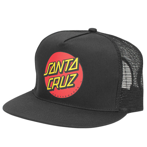 Santa Cruz Classic Dot Trucker Mesh - Black Side