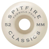 Spitfire F4 99 Classic Wheel 52mm - Green