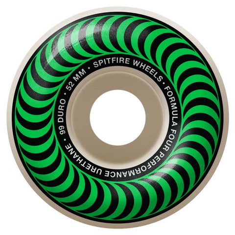 Spitfire F4 99 Classic Wheel 52mm - Green