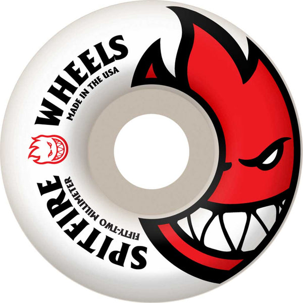 Spitfire Wheels Bighead 52mm - White/Red