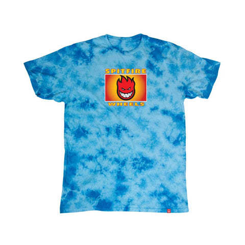 Spitfire Label Blue Wash Tee - Blue Wash