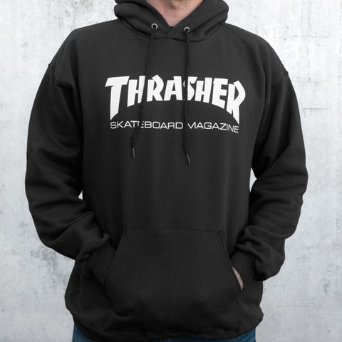Thrasher Skate Magazine Hood - Black