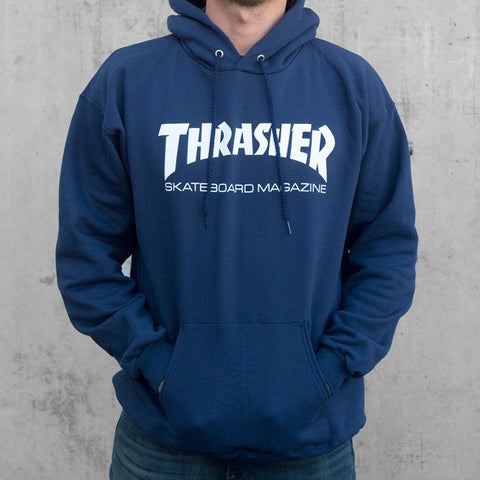 Thrasher Skate Magazine Hood - Navy
